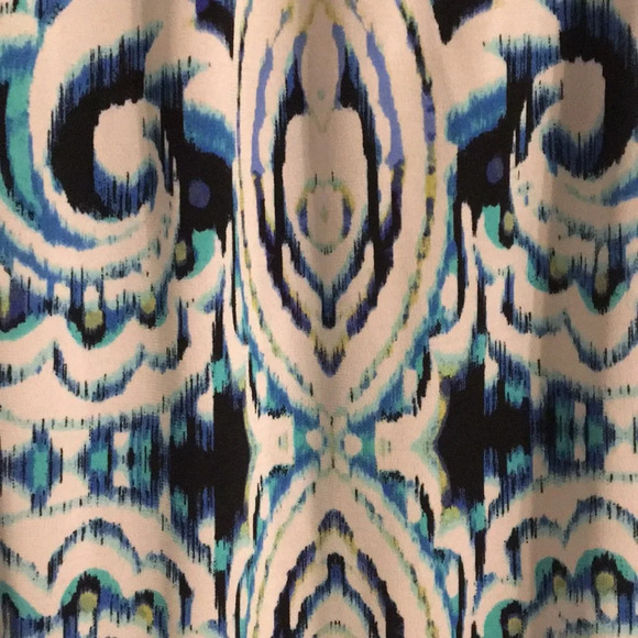 AB Studio Dress in Blues, Green And Black  - Medium - Picture 12 of 13